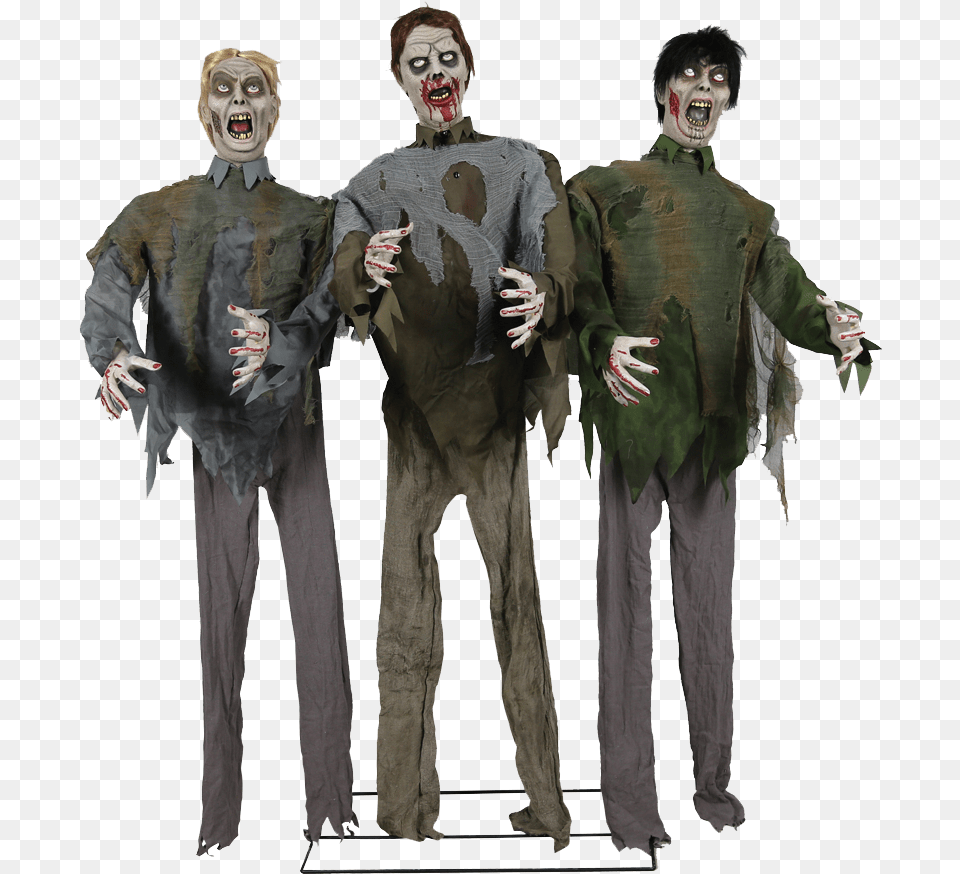 Zombie Horde Halloween Express Zombie Horde, Adult, Man, Male, Person Png Image