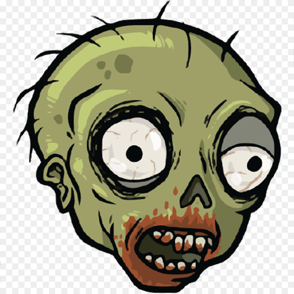 Zombie Icon From Zombie Smasher Defense Zombie Face Cartoon, Alien, Baby, Person, Art Png Image