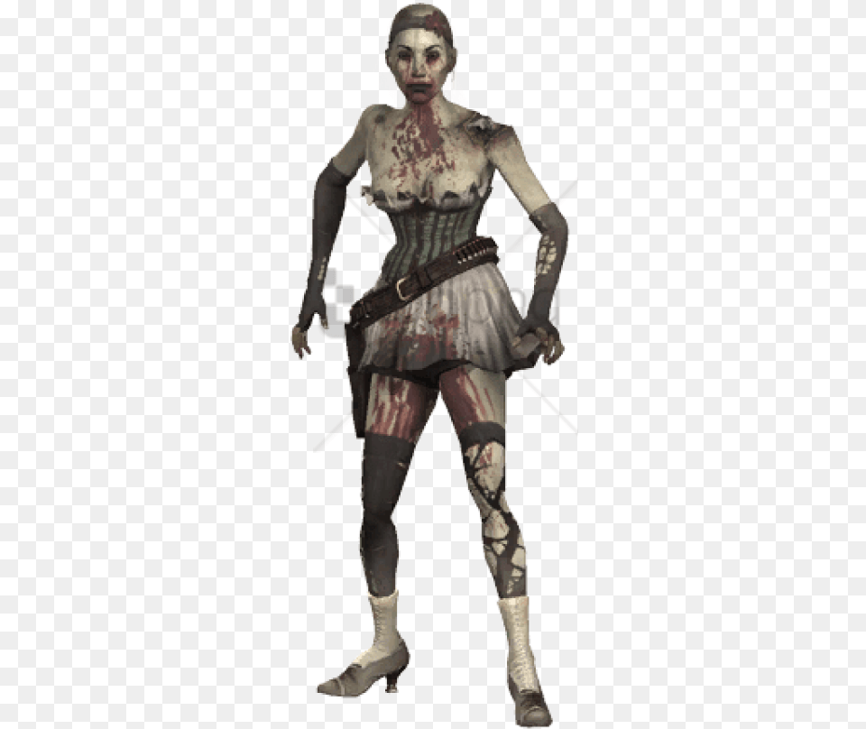 Zombie Image With Transparent Red Dead Redemption Female Outfits, Adult, Clothing, Costume, Person Png