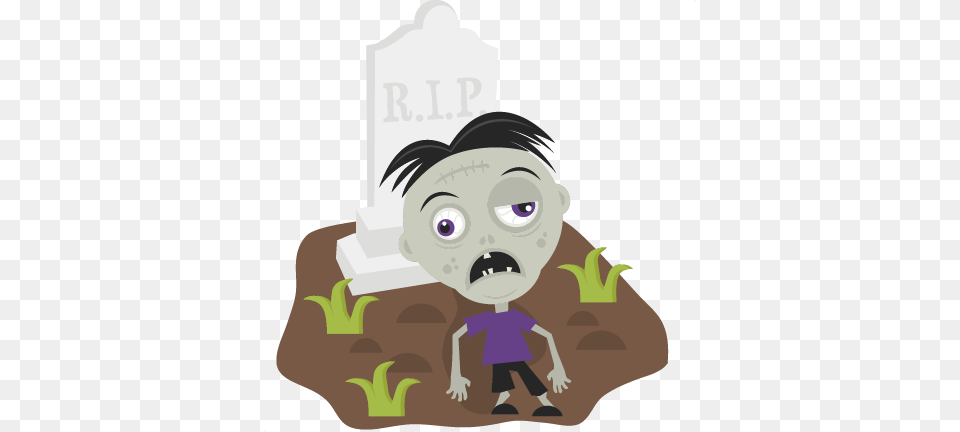 Zombie In Cemetery Svg Cutting Files For Scrapbooking Zombies Animated Svg, Face, Head, Person, Gravestone Png