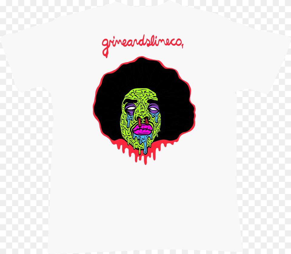 Zombie Jimi Hendrix Tee Kendrick Lamar, Clothing, T-shirt, Face, Head Png Image