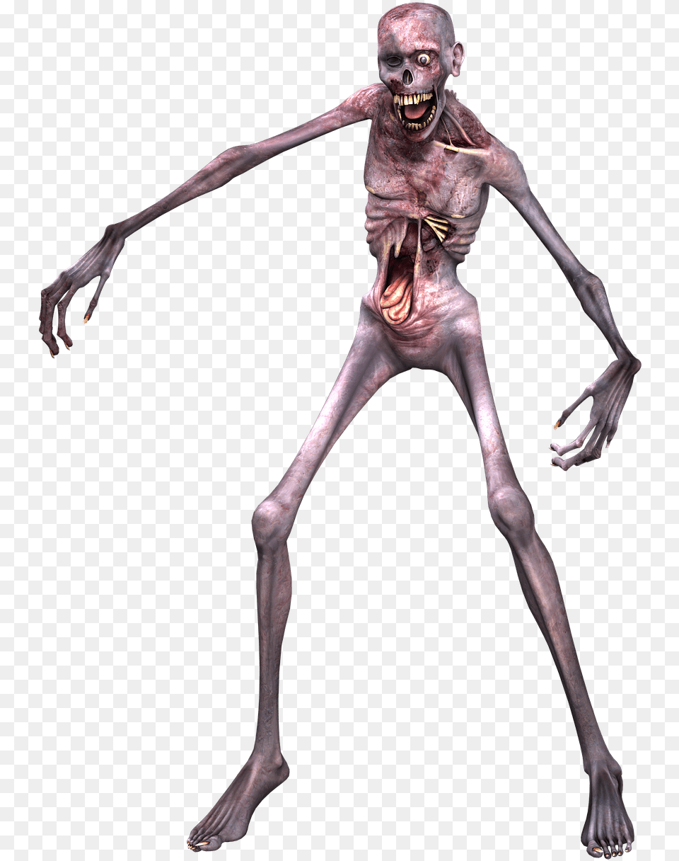 Zombie Man Horror Scary Frightening Death Pose Scary, Adult, Male, Person, Alien Free Transparent Png