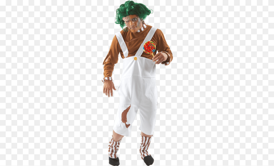 Zombie Oompa Loompa Costume, Clothing, Person, Adult, Male Png Image