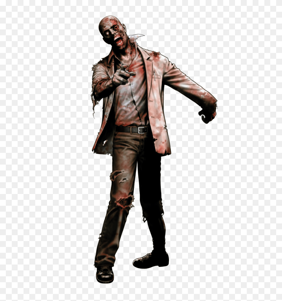 Zombie Photo Vector Clipart, Jacket, Clothing, Coat, Person Free Png