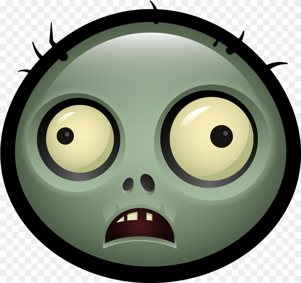 Zombie Pvz Icon Halloween Avatar Iconset Hopstarter Zombie Icon, Alien, Disk Free Png Download