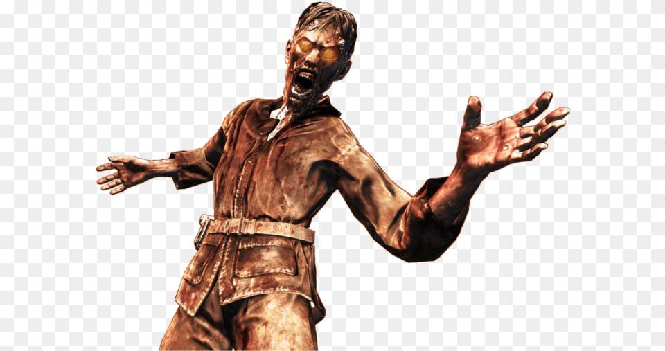 Zombie Render Call Of Duty Zombie, Body Part, Bronze, Finger, Hand Free Transparent Png