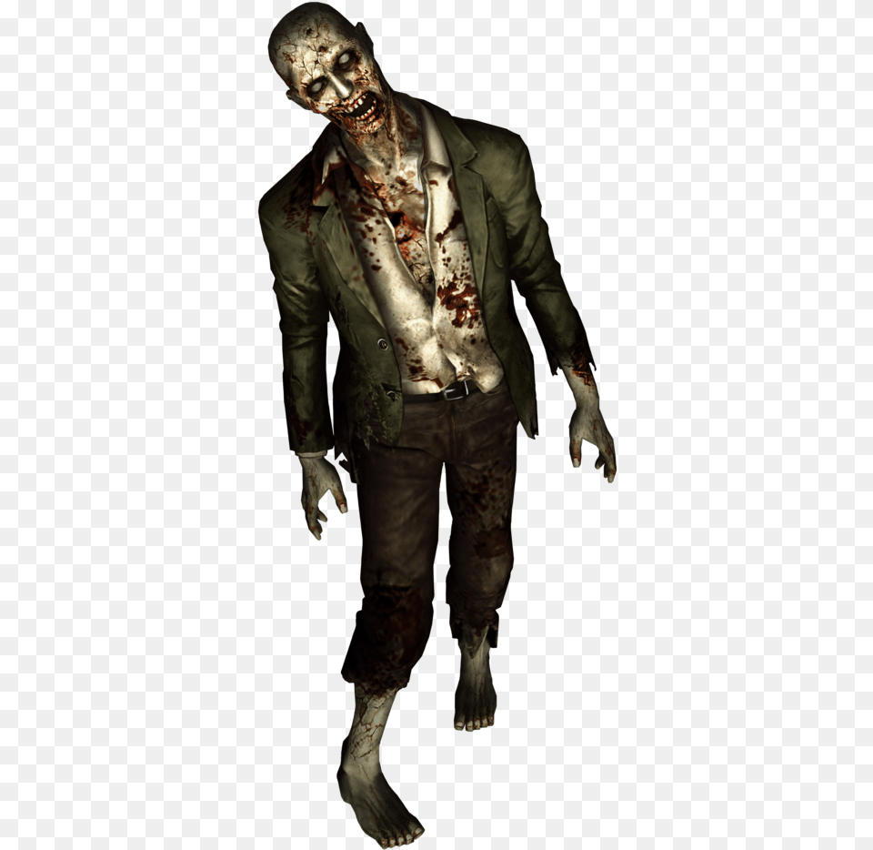 Zombie Resident Evil 1 Zombie, Adult, Male, Man, Person Png