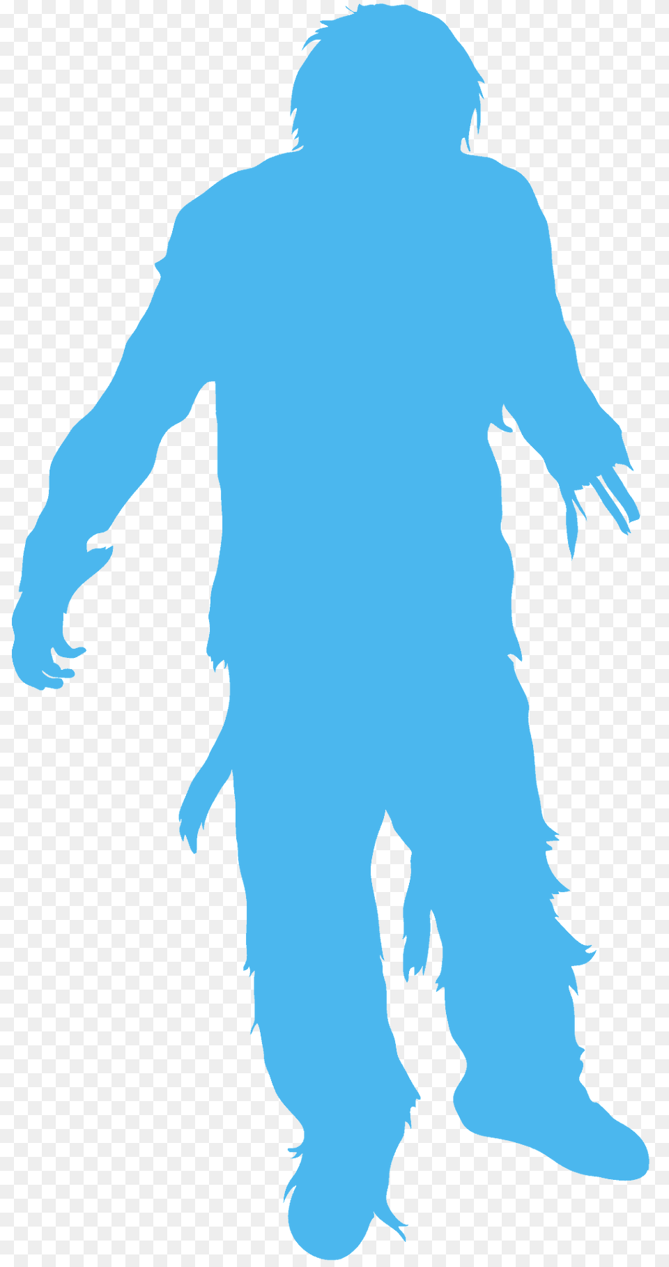 Zombie Silhouette, Adult, Male, Man, Person Free Transparent Png