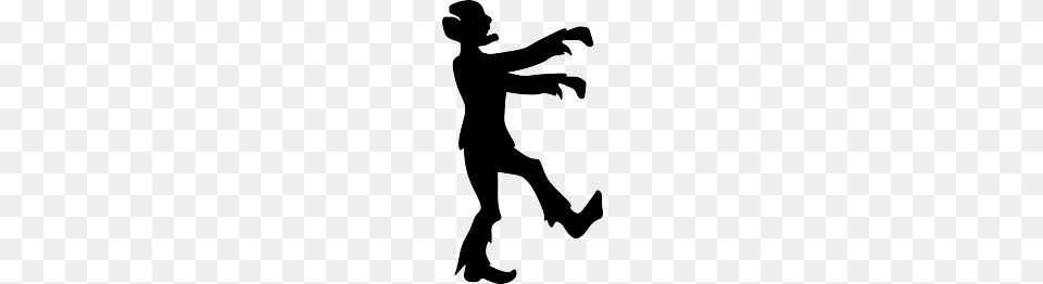 Zombie Silhouette Silhouettes Silhouette Clip Art Silhouette, Stencil, Dancing, Leisure Activities, Person Png Image