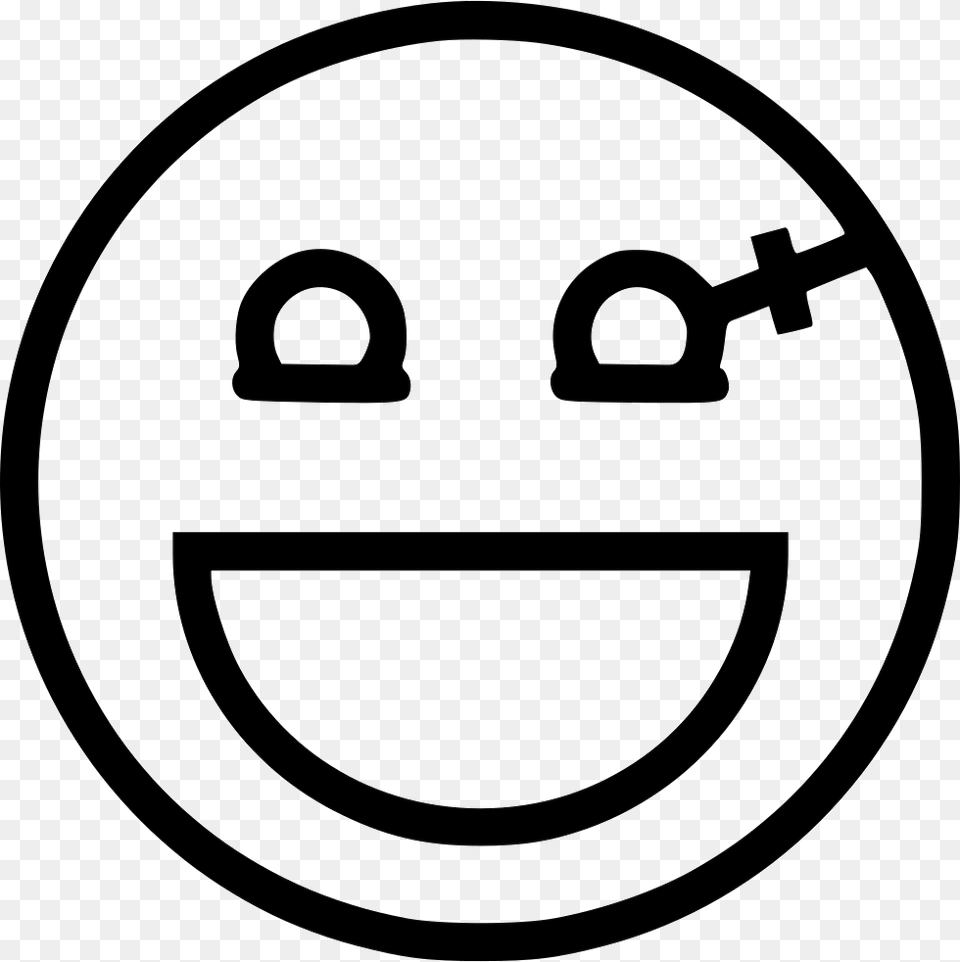 Zombie Smiley, Stencil, Symbol Png