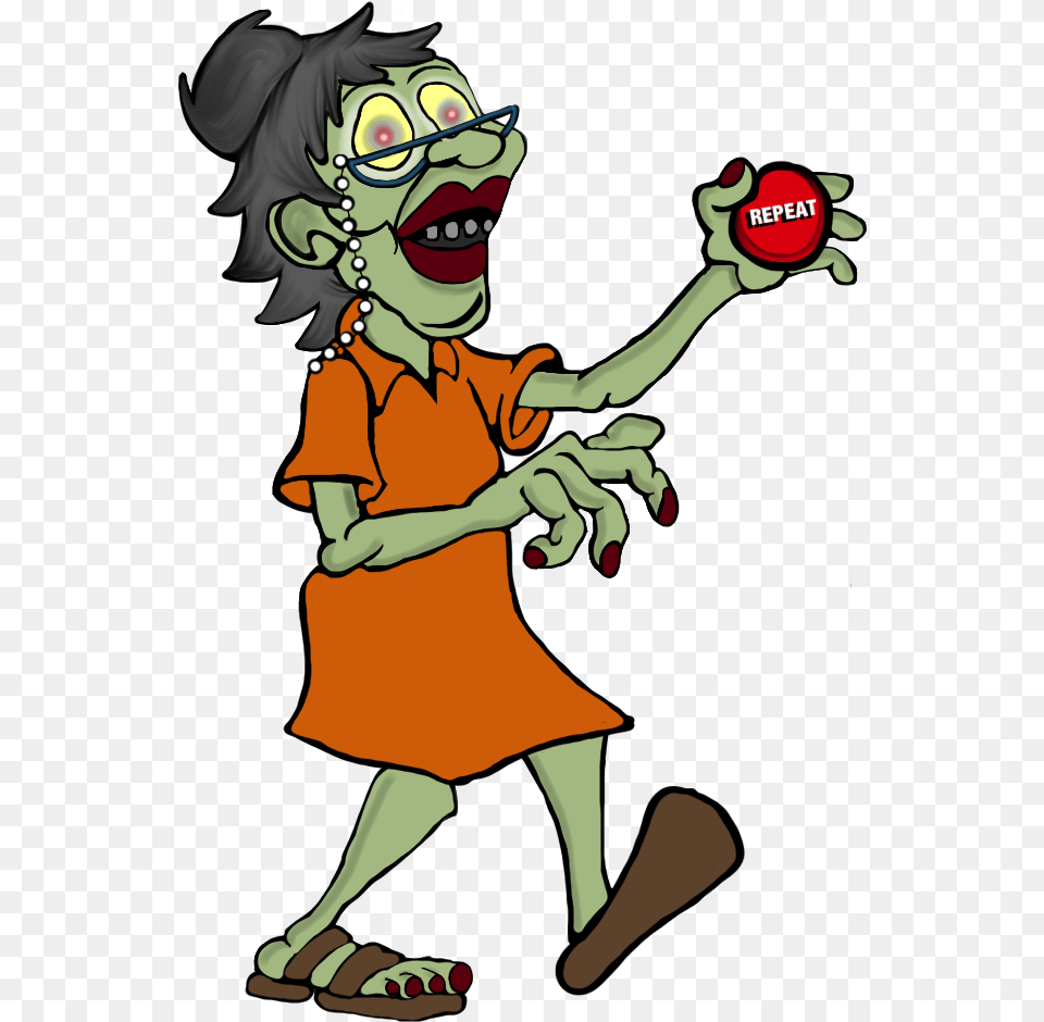 Zombie Teacher Clipart, Adult, Person, Female, Woman Png Image