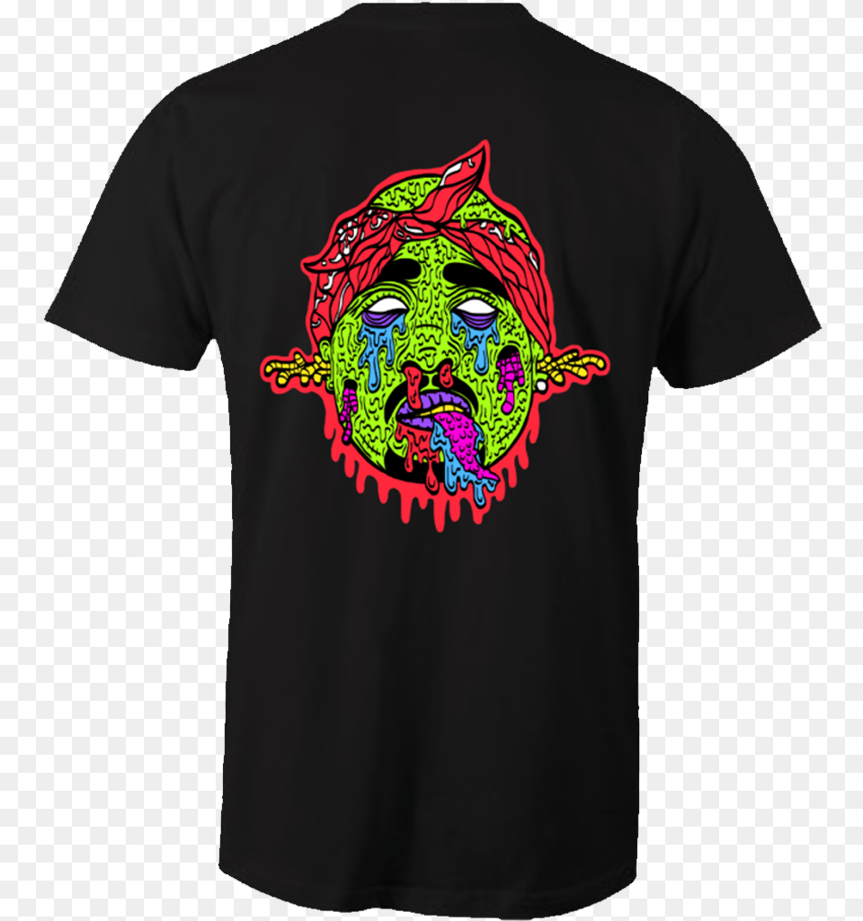 Zombie Tupac Tee By Grimeandslimeco T Shirt Kite Bar, Clothing, T-shirt, Face, Head Free Png Download