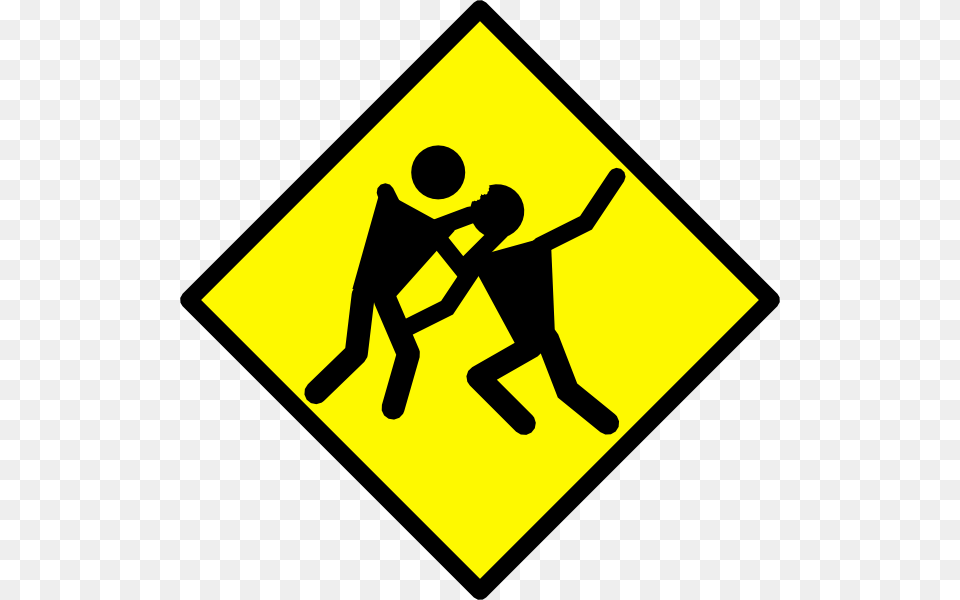 Zombie Warning Road Sign Clip Arts, Symbol, Road Sign, Adult, Male Free Png Download