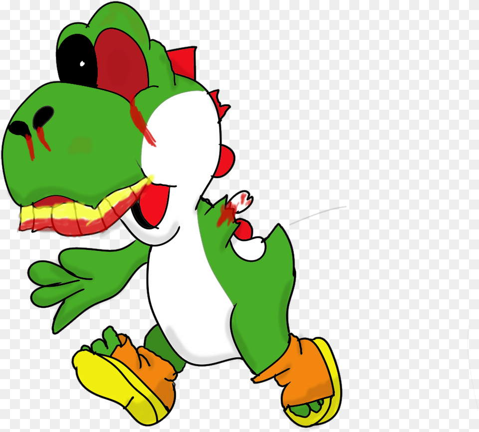 Zombie Yoshi By Pilotbee Cartoon, Baby, Person Png Image