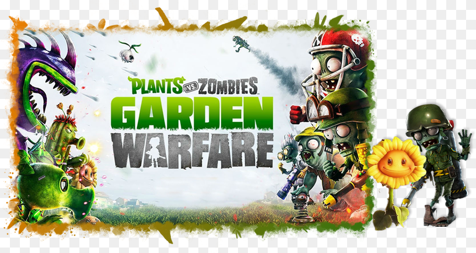 Zombies Garden Warfare Digs Into The Trenches With Plants Vs Zombies Xb360 Garden Warfare Xbox, Art, Graphics, Baby, Person Png