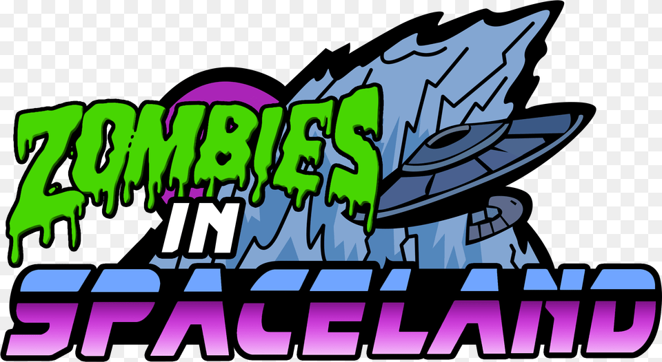 Zombies In Spaceland Logo, Green Png Image