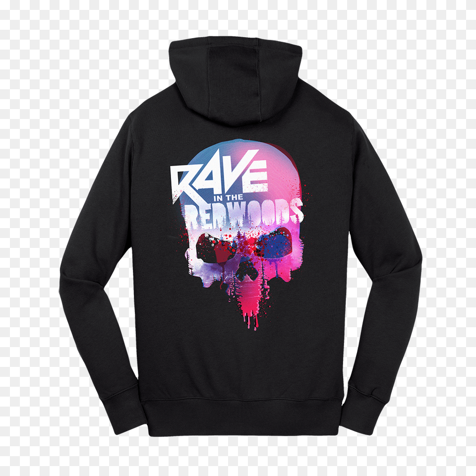 Zombies Rave Skull Hoodie Call Of Official Online Store, Clothing, Knitwear, Sweater, Sweatshirt Free Png