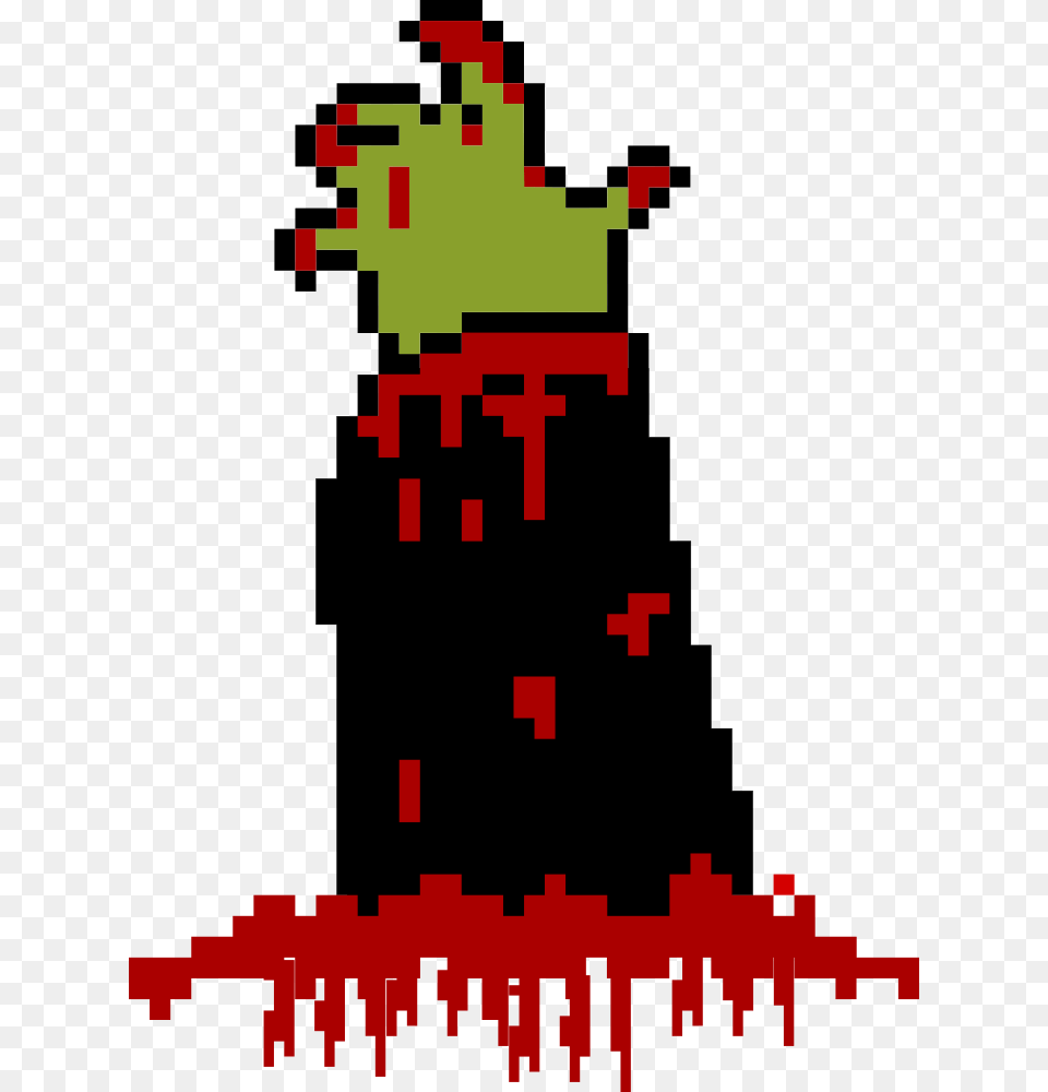 Zombies Silhouette Clip Art Zombie Hand Pixel Art, First Aid, Amphibian, Animal, Frog Png