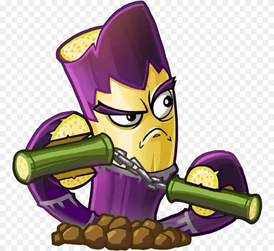 Zombies Wiki Plants Vs Zombies 2 Mastercane, Purple Free Png Download