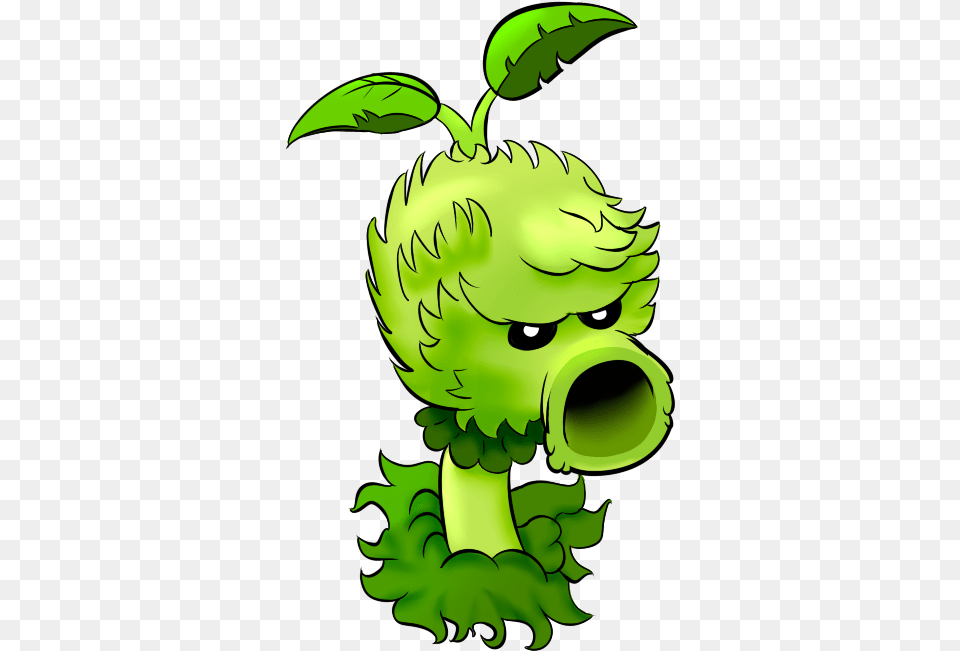 Zombies Wiki Plants Vs Zombies Primal Peashooter, Green, Baby, Person, Face Png Image