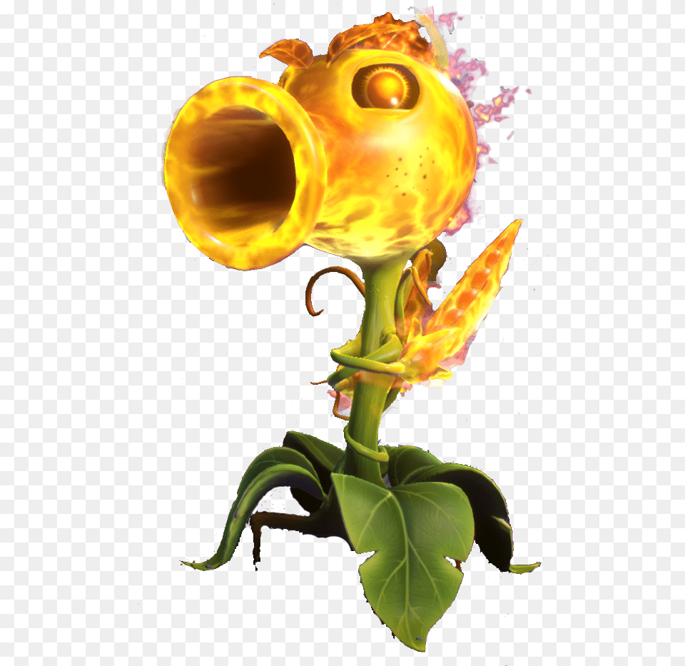 Zombies Wiki Pvz Gw2 Fire Pea, Flower, Pattern, Plant, Rose Free Transparent Png