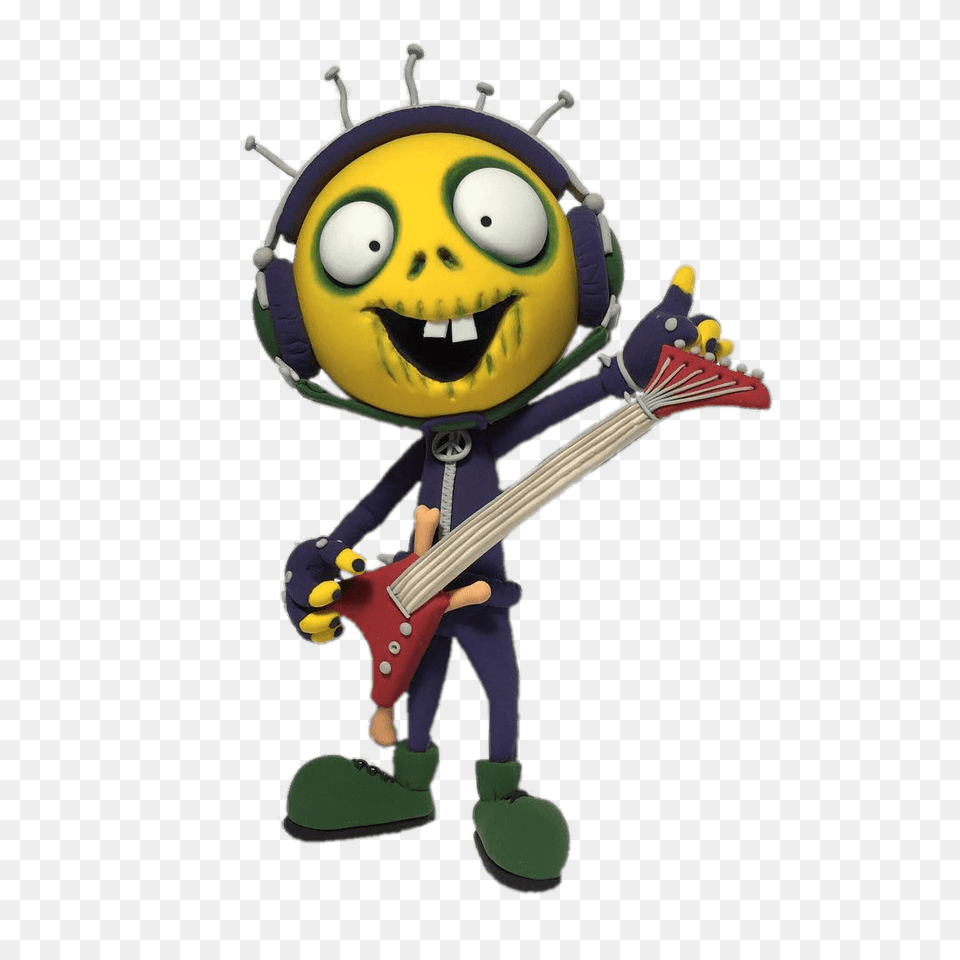 Zombill Playing His Guitar, Musical Instrument, Baby, Face, Head Free Png Download