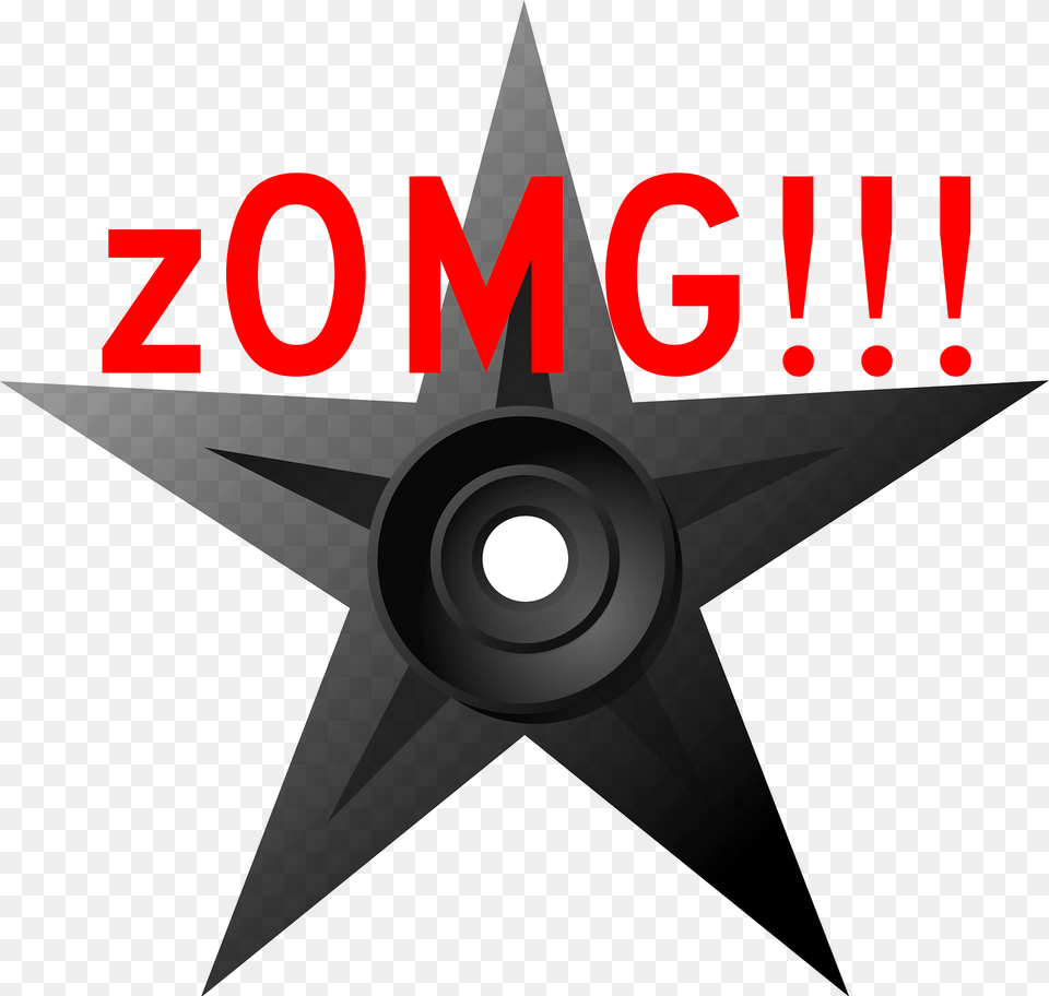 Zomg Barnstar Clipart, Symbol, Star Symbol Png Image