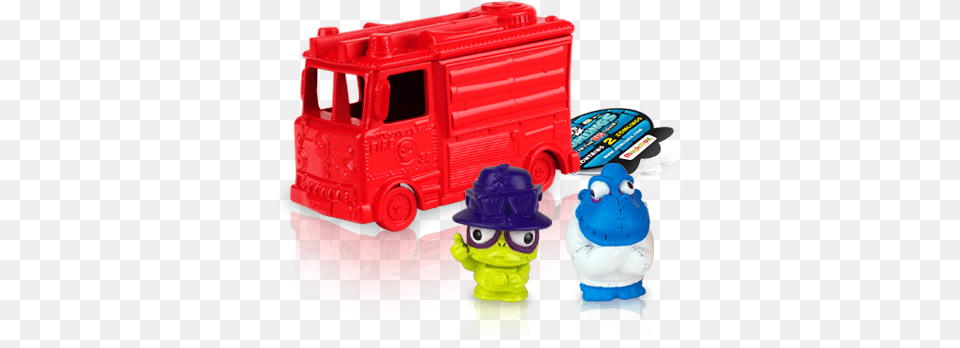 Zomlings Series 5 Fire Truck Zomlings Fire Station, Toy Png Image