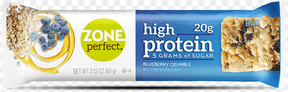 Zone Perfect Protein Bars Blueberry, Bread, Food Png Image
