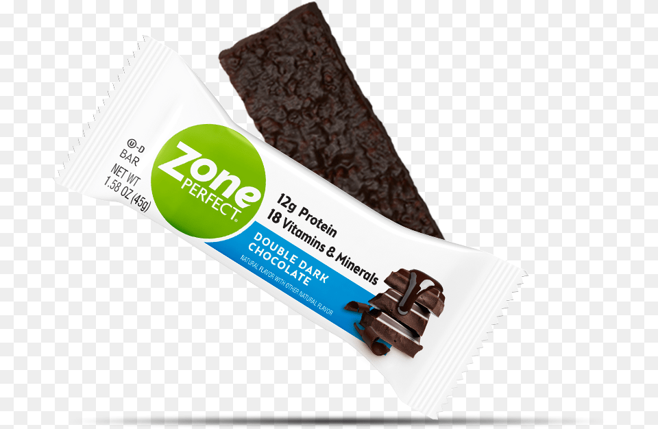 Zoneperfect Classic Bar Chocolate, Food, Sweets, Dessert, Business Card Free Png