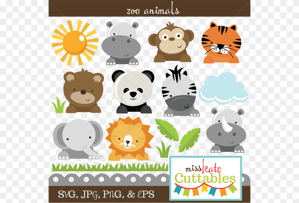 Zoo Animals Svg Cut Files For Scrapbooking Zoo Svg Miss Kate Cuttables Lion, Advertisement, Poster, Art, Graphics Png