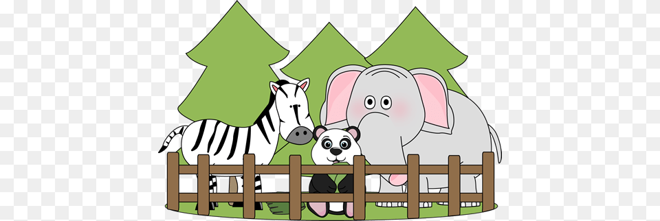 Zoo Clip Art, Fence, Animal, Bear, Mammal Free Transparent Png