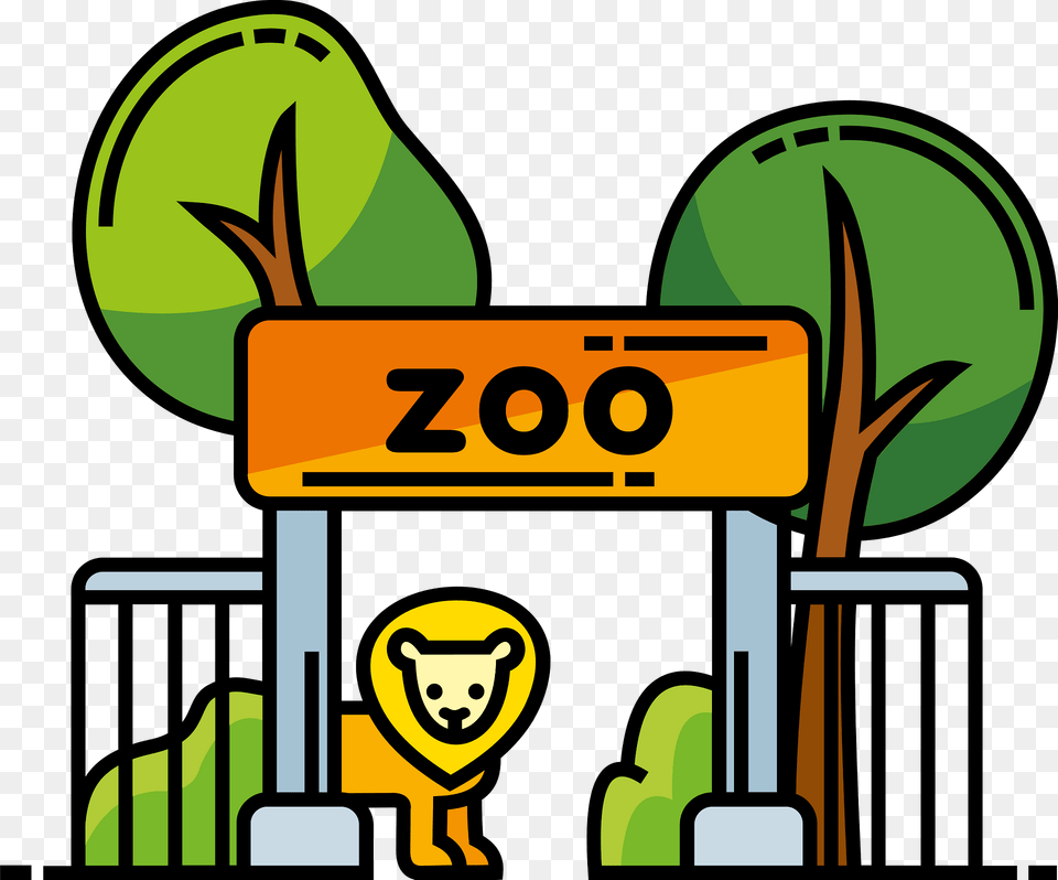 Zoo Clipart, Bus Stop, Outdoors, Machine Free Png Download