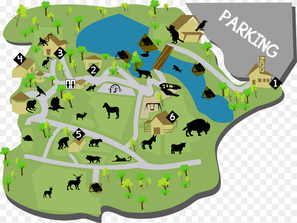 Zoo Clipart Zoo Map Potawatomi Zoo Map, Neighborhood, Animal, Bird, Outdoors Png Image