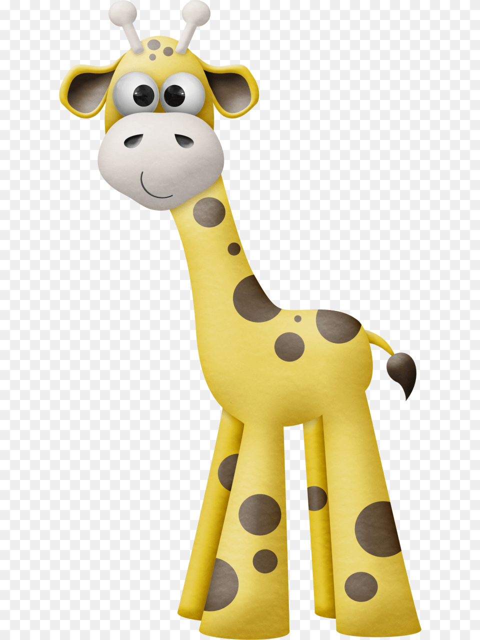 Zoo Crazy Yellow And Gray Baby Giraffe Clip Art, Plush, Toy Free Png