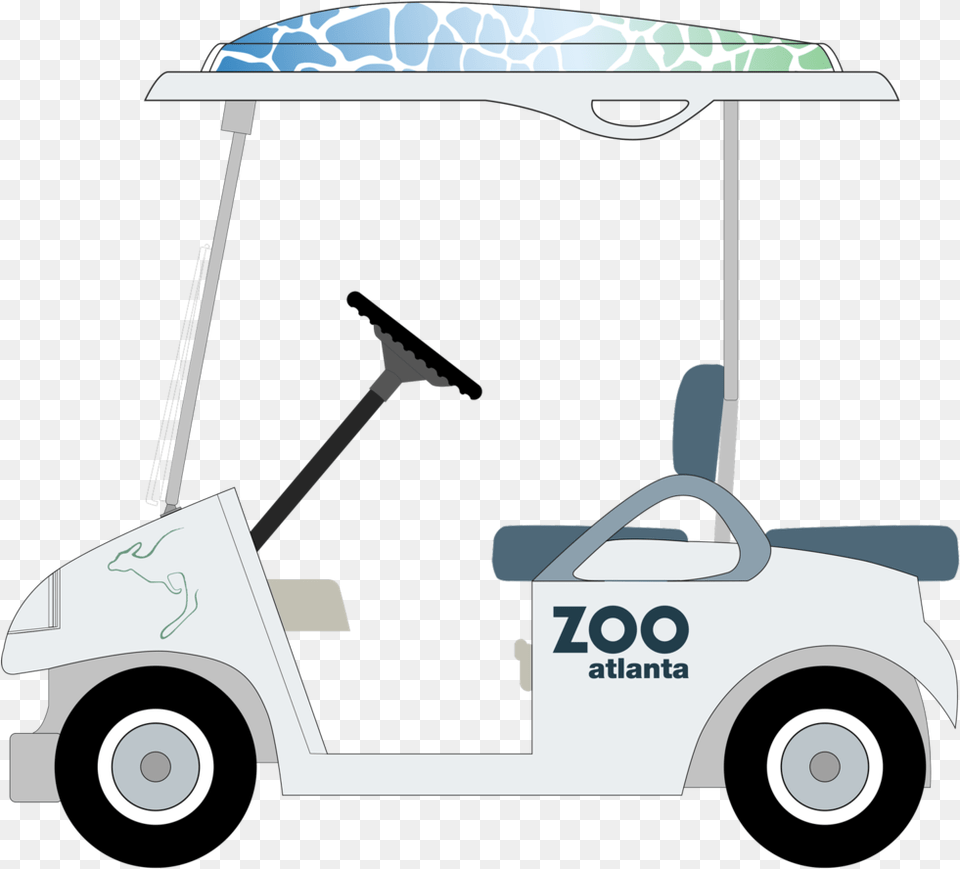 Zoo Golf Cart Electric Cart At Zoo Atlanta, Transportation, Vehicle, Golf Cart, Sport Png