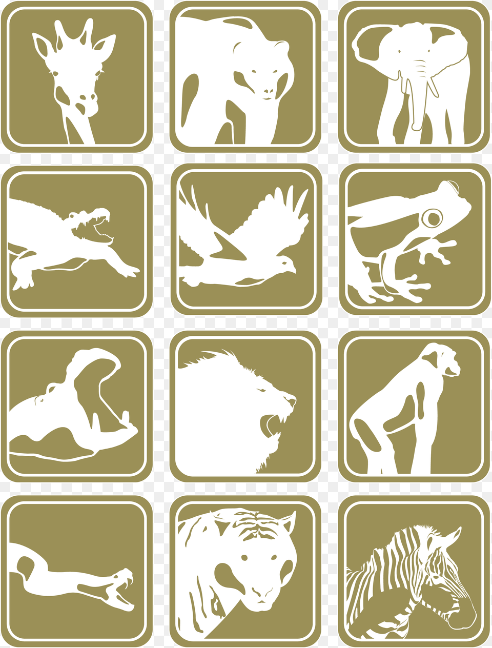 Zoo Icons Work In Progress Signs At A Zoo, Animal, Wildlife, Publication, Bear Png