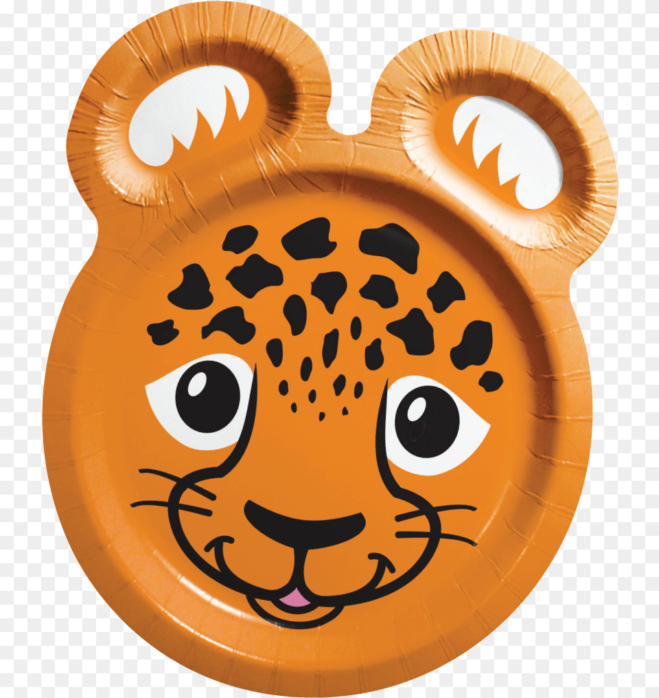 Zoo Pals Plates Tiger, Face, Head, Person, Baby Free Png