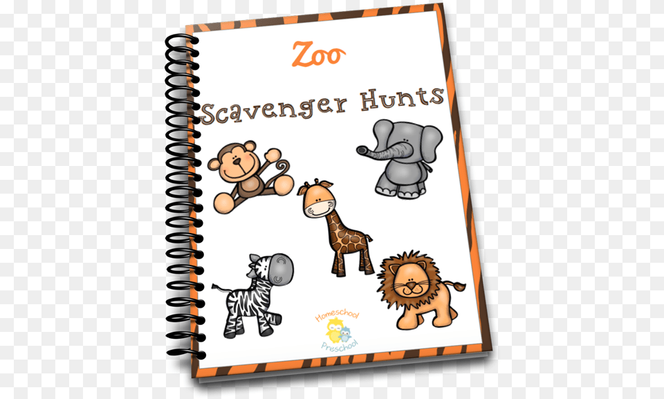 Zoo Scavenger Hunts Preschool, Book, Publication, Baby, Person Free Png