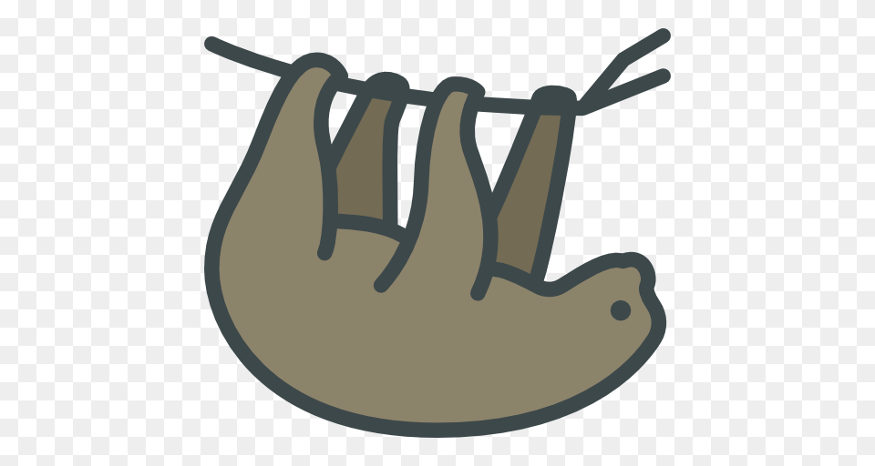 Zoo Wild Life Sloth Animals Animal Kingdom Icon, Clothing, Glove Png Image