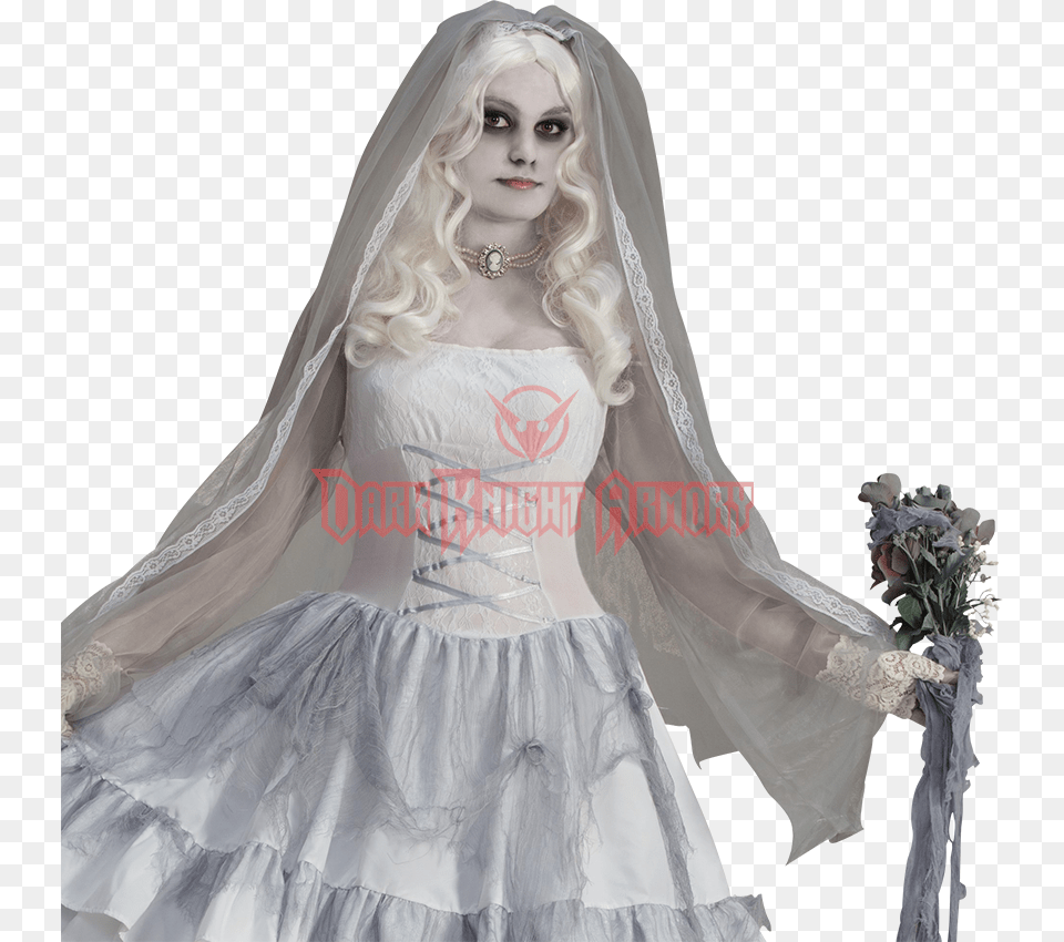 Zoom Bride Halloween Costume, Clothing, Dress, Formal Wear, Fashion Free Transparent Png