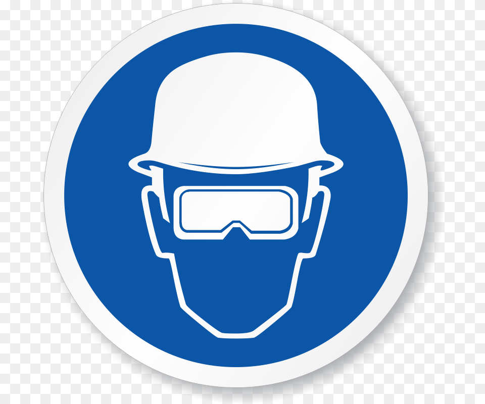 Zoom Buy Eye Protection Sign Meaning, Clothing, Hardhat, Helmet, Photography Png