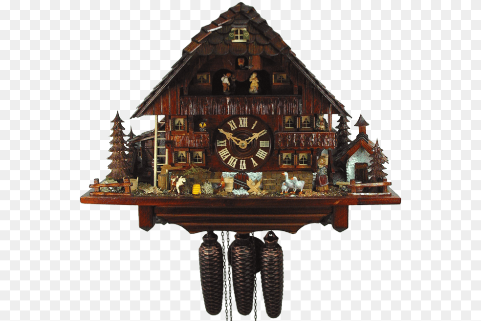 Zoom Cuckoo Clock, Architecture, Building, Wall Clock, Person Free Png Download