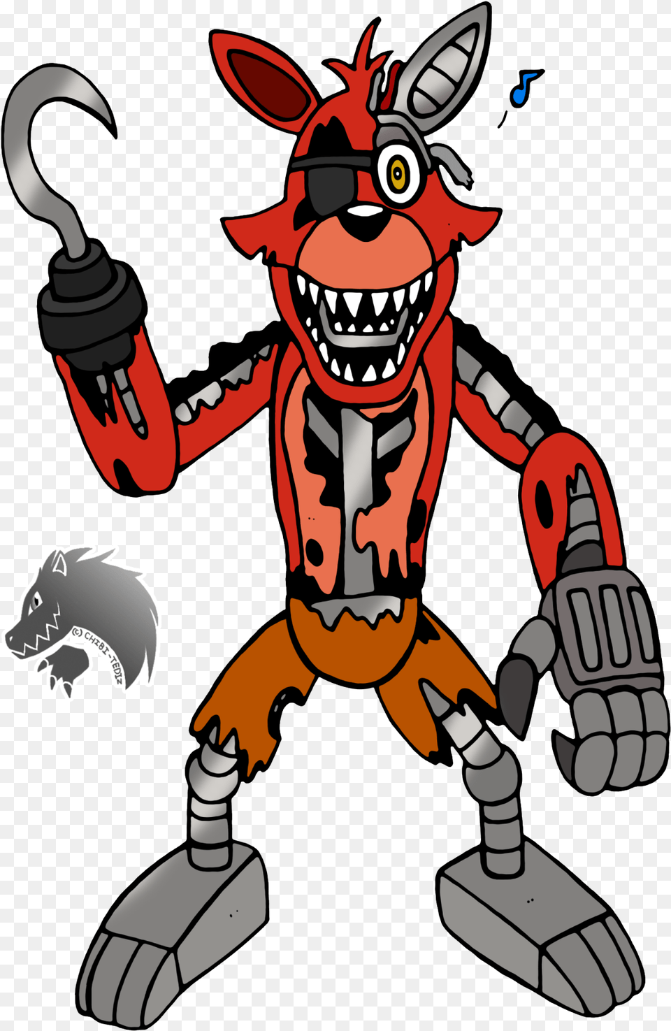 Zoom Draw Old Foxy, Baby, Person, Electronics, Hardware Png