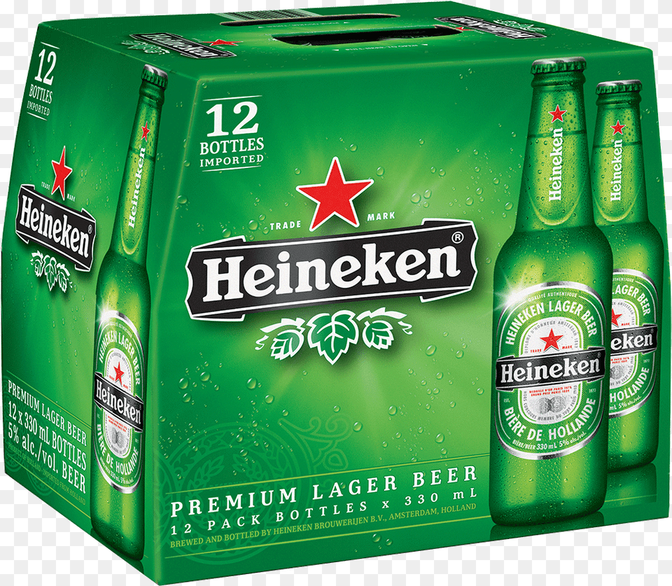Zoom Heineken, Alcohol, Beer, Beverage, Bottle Free Transparent Png