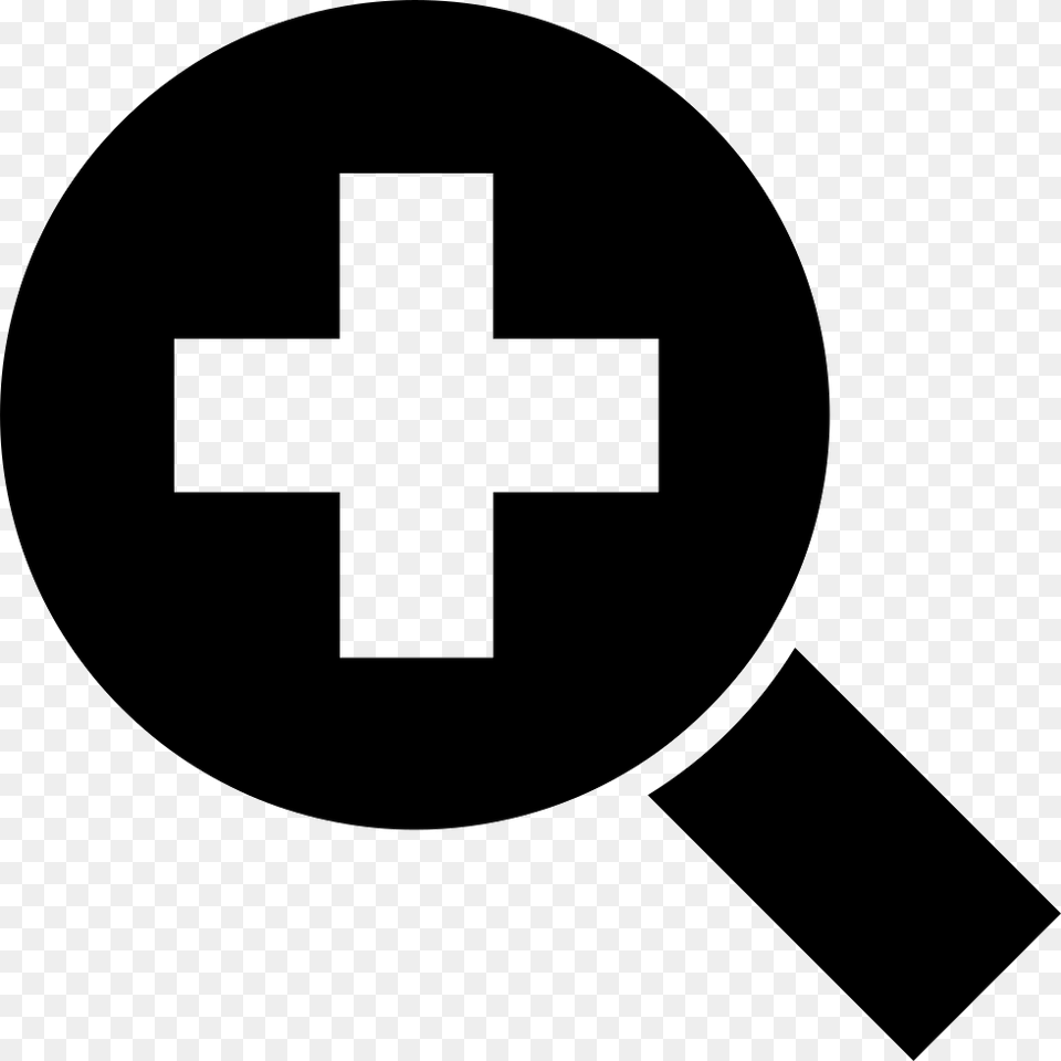 Zoom In Symbol, First Aid, Cross Free Png Download