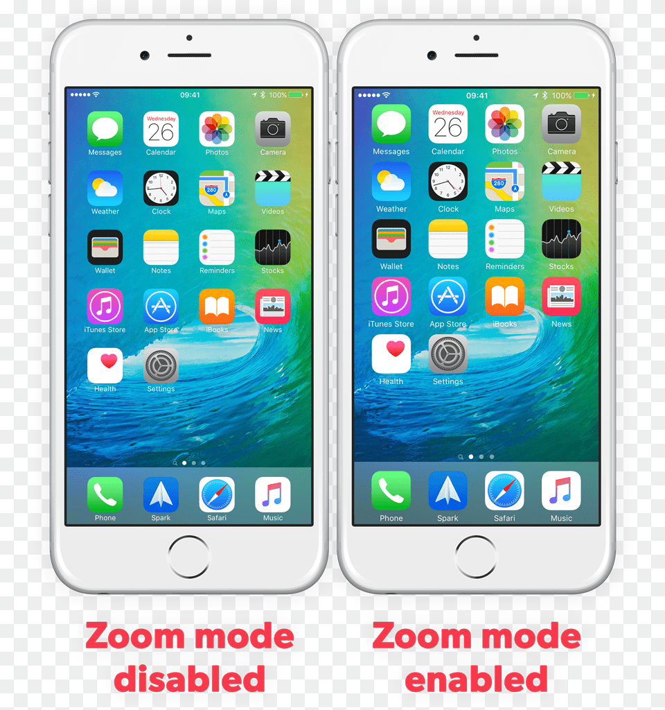 Zoom Mode Iphone 6s Plus Zoomed, Electronics, Mobile Phone, Phone Free Png Download