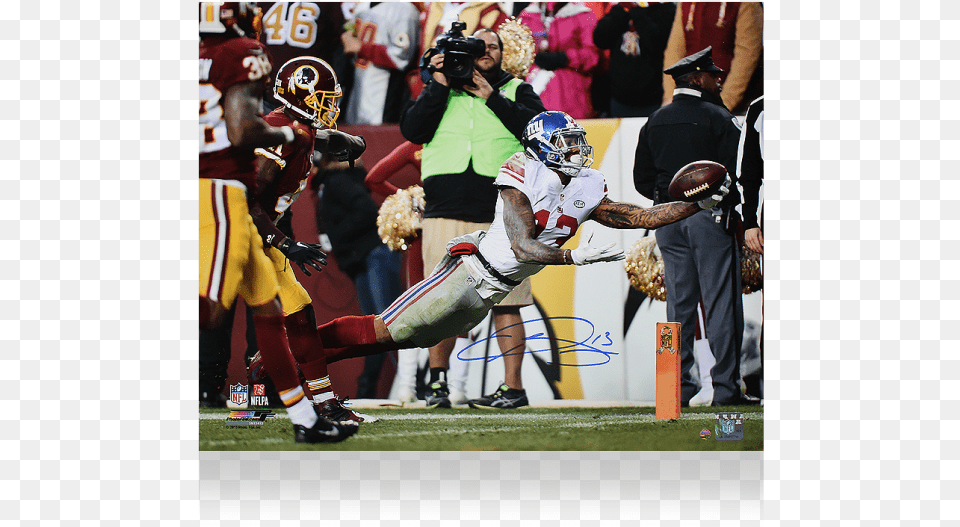 Zoom Odell Beckham Jr, Person, People, Helmet, Adult Free Png Download