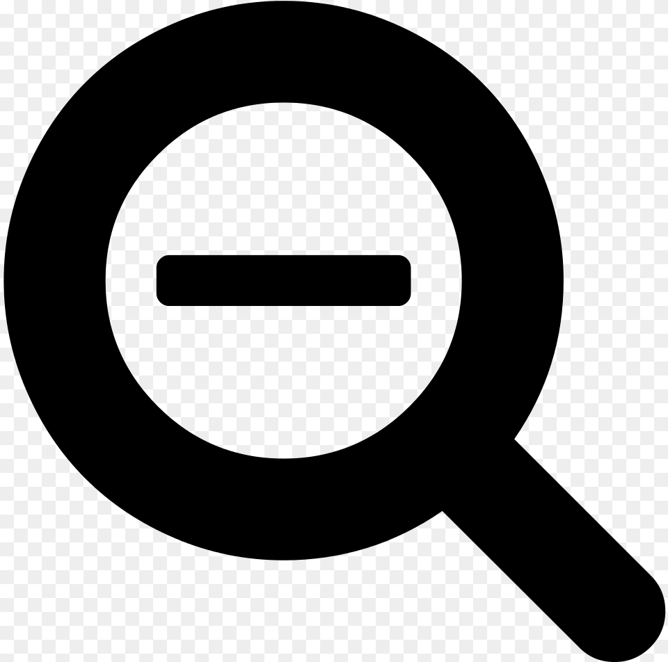 Zoom Out Font Awesome Font Awesome Magnifying Glass Icon, Gray Free Png