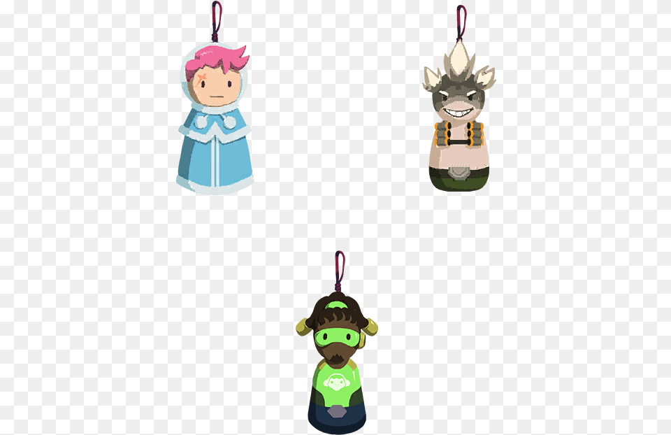 Zoom Overwatch Christmas Ornament Sprays Baby, Person, Face, Head Free Transparent Png
